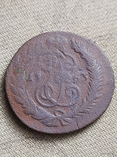 Распродажа - 2 копейки 1763г.,РИ, Елизавета Петровна