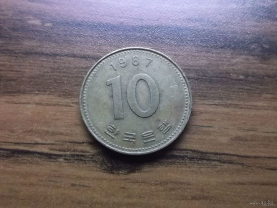 Южная Корея 10 вон 1987