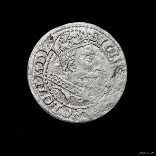 Грош 1607 г. Краков (Речь Посполитая), Сигизмунд Ваза