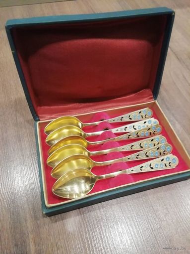 Серебряные ложки 875 пробы вес 138 гр. Торг предлагайте