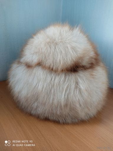 Шапка песцовая для рукоделия