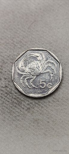 Мальта 5 цент 2001