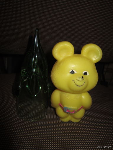 Игрушка СССР . Олимпийский мишка