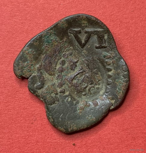 Пиратский клад, мараведисы Испании 16 века 6