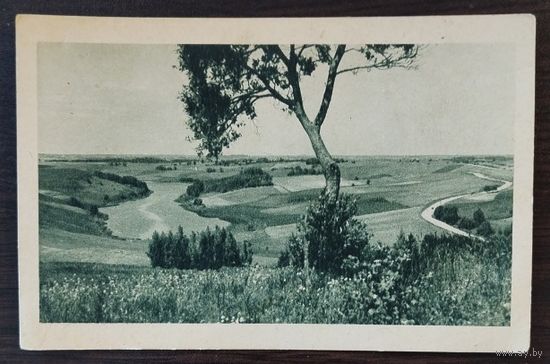 Сиверское озеро, Латгалия, 1948 г., подписанная