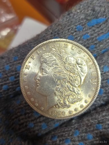 Доллар Морган 1891 США