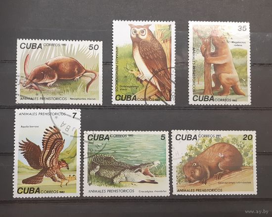 Куба. 1982 год. Фауна. 6 марок