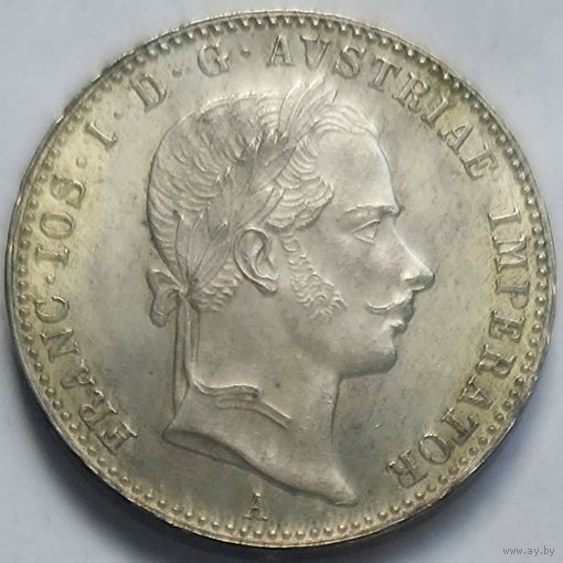 1/4 флорина 1858 UNC