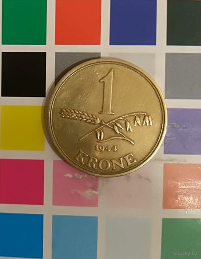Дания 1 крона 1944 NS
