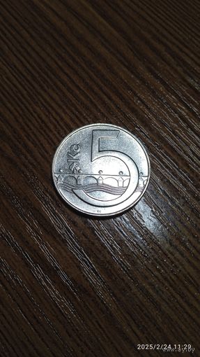 Чехия 5 крон 1993