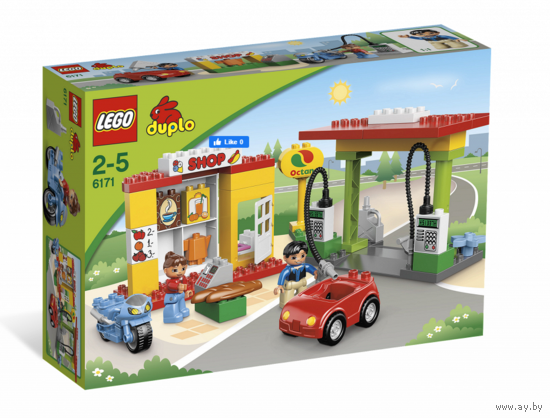LEGO DUPLO 6171 - ЗАПРАВОЧНАЯ СТАНЦИЯ