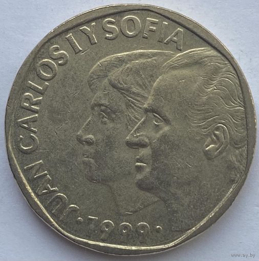 Испания 500 песет 1999 г. Голограмма
