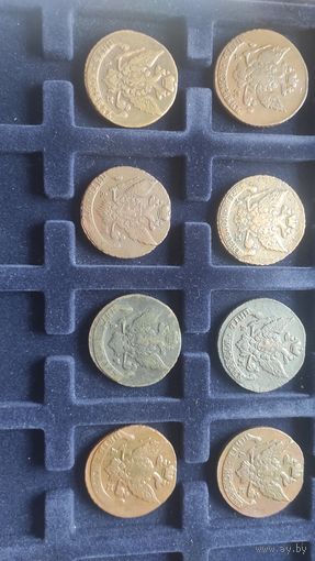 5 копеек 1789-1796 АМ. Вся погодовка.!!!  Супер.