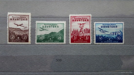Марки. Хорватия. Рейх. Война.1942 год.
