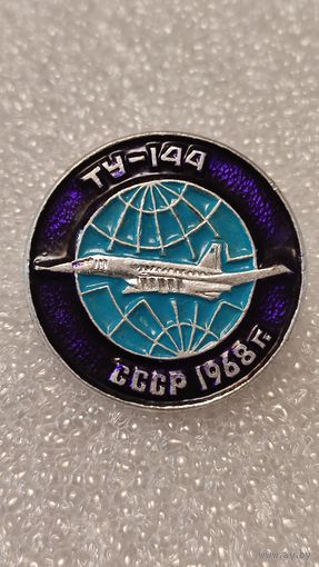 Значек знак Самолет ТУ-144 Авиация СССР