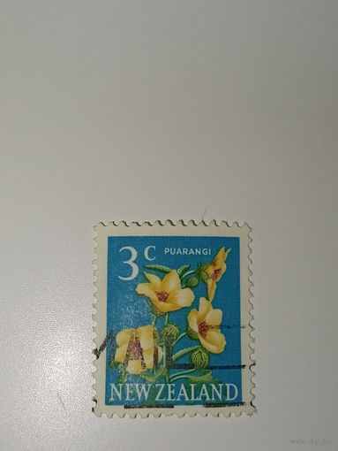 Новая Зеландия 1960 г.Гибискус тройчатый