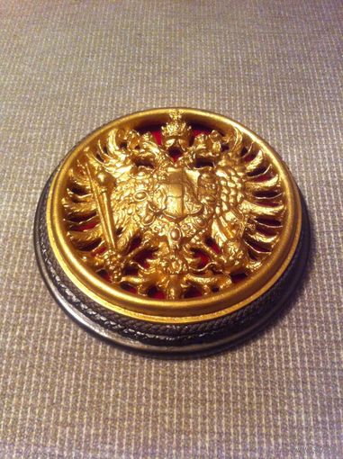 - Плакетка Герб АВСТРО-ВЕНГРИИ 1867-1918 г. Империя из серии реплики мировых шедевров