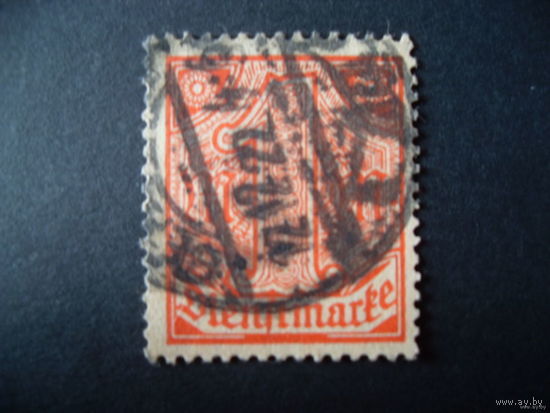 DR-DI Германия. Рейх. 1920 Mi.30 cлужебные