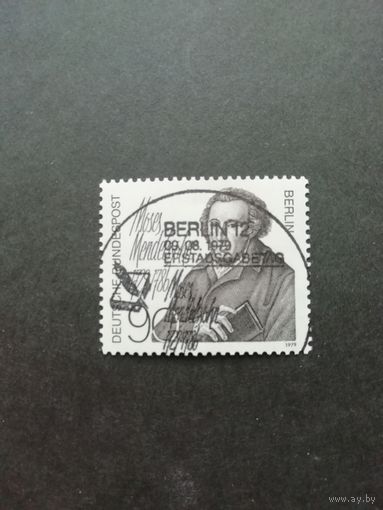 Западный Берлин 1979 Марка "250-летие философа Мозеса Мендельсона" (гашеная с клеем) Mi.601 каталог 1.00 евро