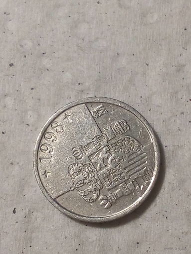 1 песета Испания 1998 год