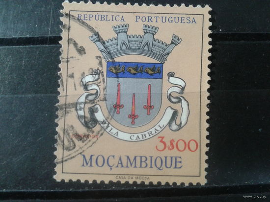 Мозамбик, колония Португалии, 1961. Герб