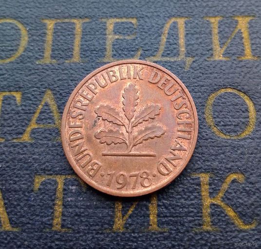 2 пфеннига 1978 (F) Германия ФРГ #09