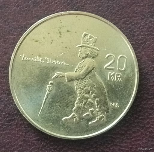 Норвегия 20 крон, 2006 100 лет со дня смерти Генрика Ибсена