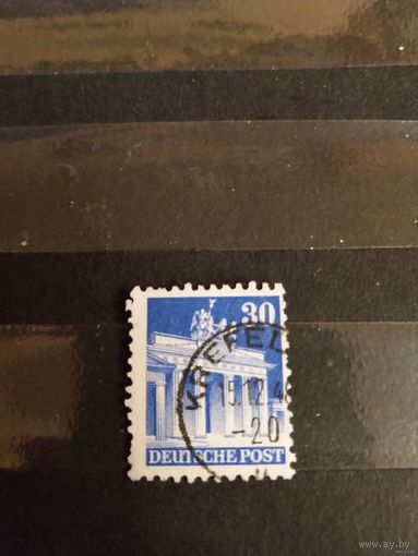 1948 Германия американо-английская оккупация крупная зубцовка архитектура (2-16)