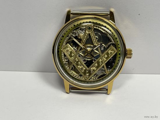 Часы Masonic масонские,скелетон,эксклюзив.Старт с рубля