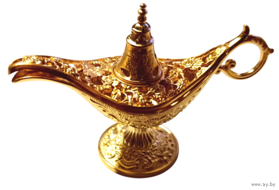 Статуэтка Шкатулочка Лампа Аладдина Металл/Сплав
