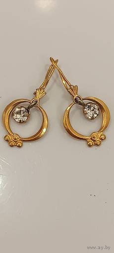 Сережки позолота СССР