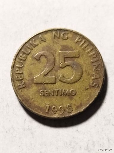 Филиппины 25 сентим 1998
