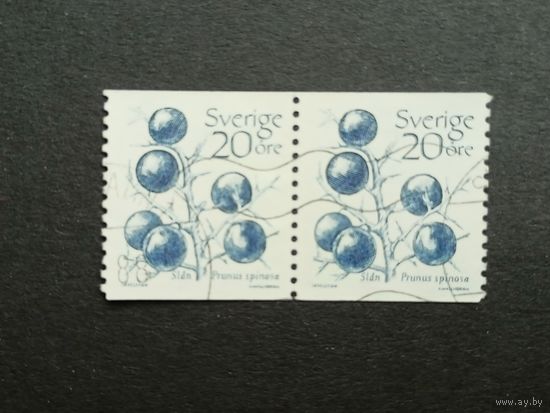 Швеция 1983. Фрукты. Сцепка
