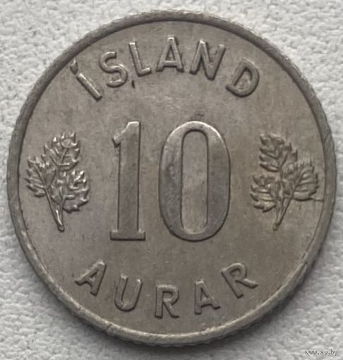 Исландия 10 эйре 1958 г.