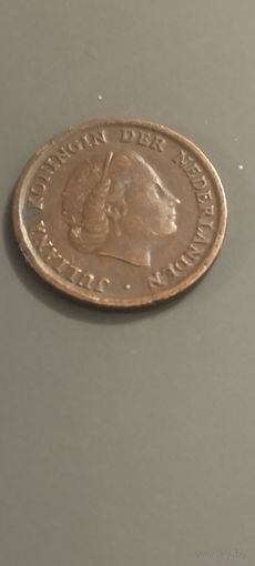 Нидерланды 1 цент 1954г.