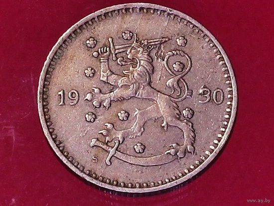 ФИНЛЯНДИЯ! 1930 ГОД! 1 MARKKA!