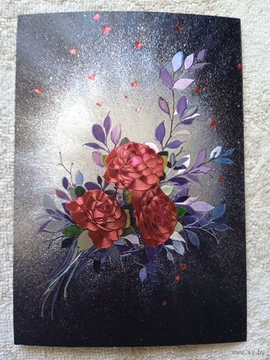 Метал. напыление. Цветы