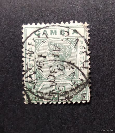 Великобритания\103в\ Гамбия.  1898 королева