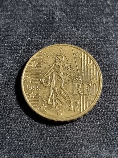 Франция 10 евроцентов 1999