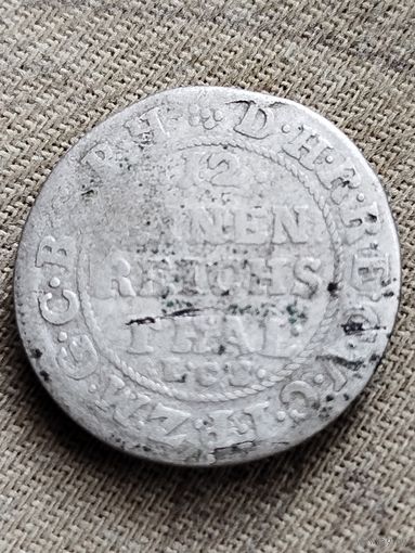 Распродажа - 1/12 талера 1691г.,Бранденбург-Пруссия,Фридрих I,Отметка МД "LCS" - Хальберштадт