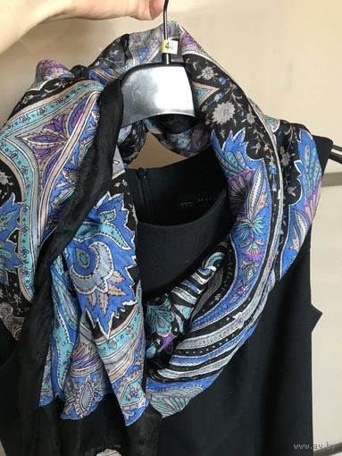 Шарф-палантин 100% натуральный шелк (Индия)