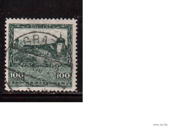 Австрия-1923,(Мих.433) гаш., Город Брегенц