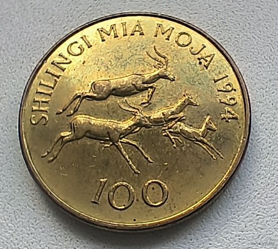 Танзания 100 шиллингов, 1994  2-3-3