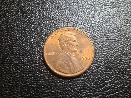 США 1 цент 1990 Цент Линкольна
