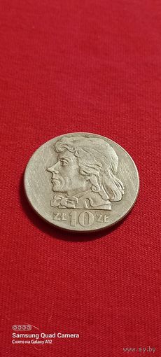 Польша, 10 злотых 1971, Костюшко.