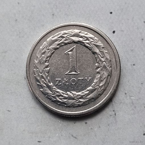 1 злотый 1991 года Польша. Третья Республика.