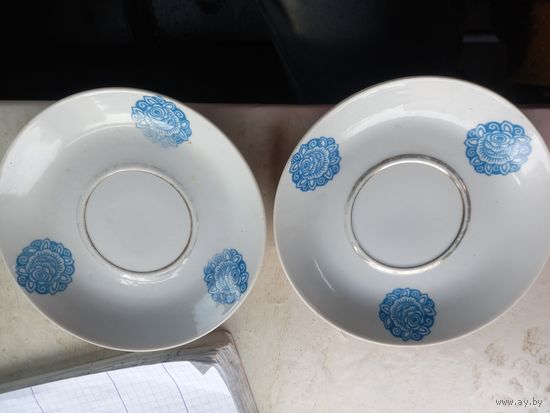 Блюдца Завод Пролетарий Бронница 1967-75гг. СССР