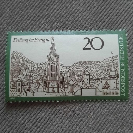 ФРГ 1970. Архитектура. Freiburg im Breisgau