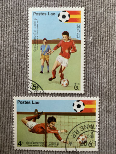 Лаос 1982. Чемпионат мира по футболу Испания-82. Марки из серии