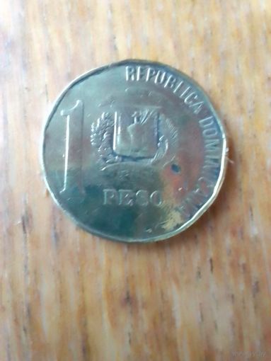 Монеты Доминиканская республика 1 песо 1992 г.